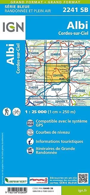 2241 SB ALBI CORDES SUR CIEL 1 25 000