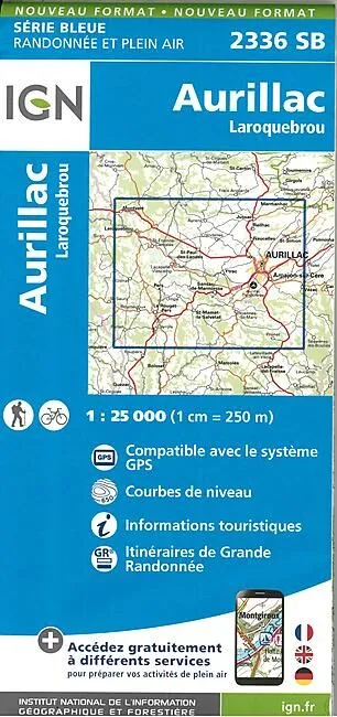 2336 SB AURILLAC LAROQUEBROU 1 25 000