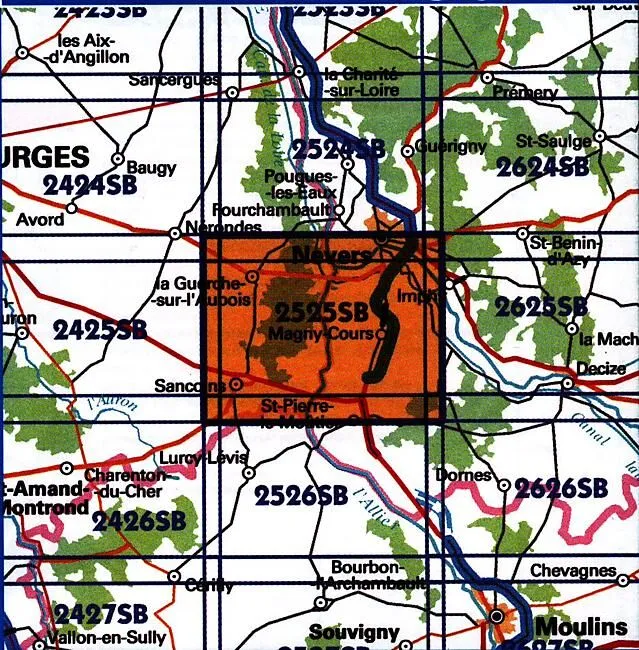 2525 SB LA GUERCHE SUR L AUBOIS 1 25 000