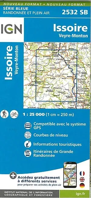 2532 SB ISSOIRE VEYRE MONTON 1 25 000