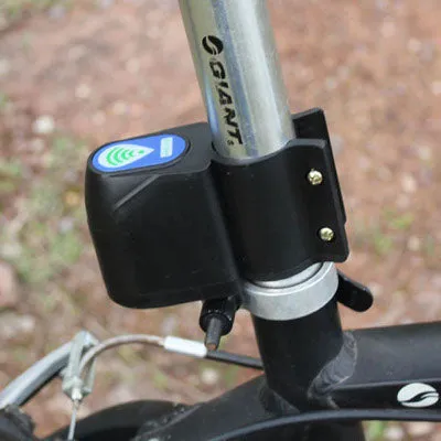 Antivol avec alarme télécommandée 110 db sur cadre vélo