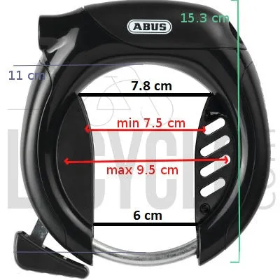 Antivol de cadre à clefs Pro Tectic 4960 ABUS