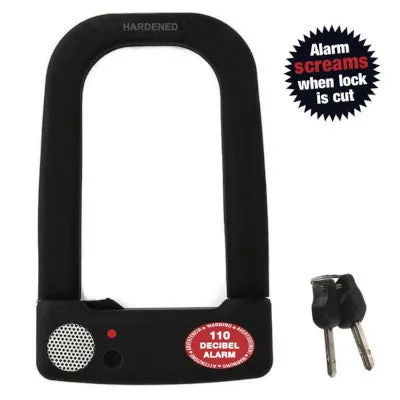 Antivol vélo U à clefs avec alarme de 110 Db Ultra Lock Alarm