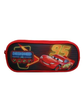 BAGTROTTER Trousse scolaire 2 compartiments Disney Cars Rouge - Rouge