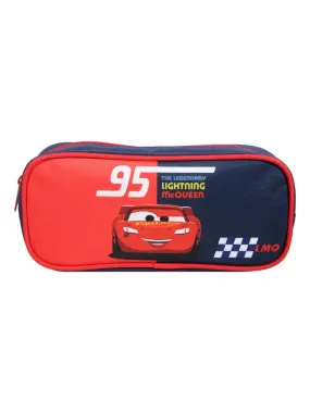 BAGTROTTER Trousse scolaire rectangulaire Disney Cars Rouge et bleu - Multicolore