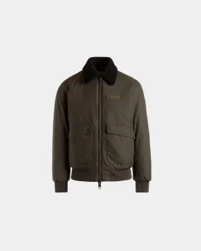 Blouson Collection Voyage Adrien Brody En Nylon Olive Green