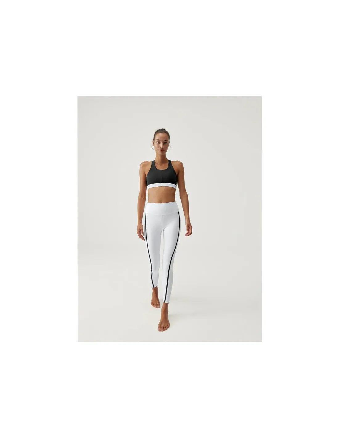 Born Living Yoga Hanae Collant Noir/Blanc Femmes