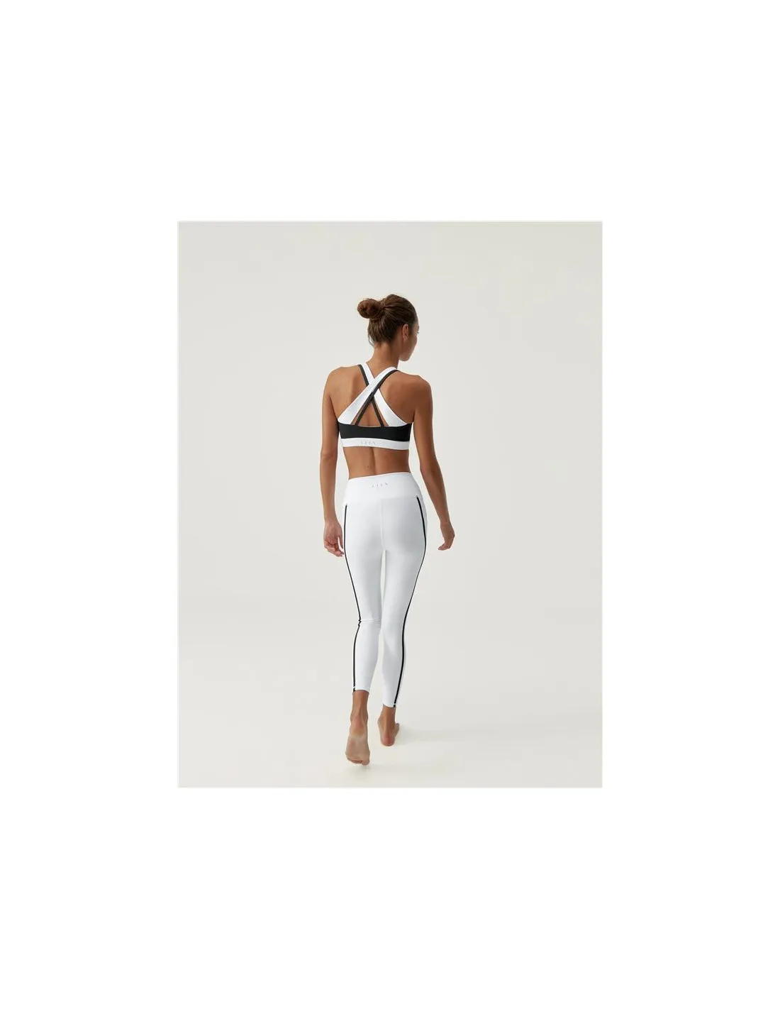 Born Living Yoga Hanae Collant Noir/Blanc Femmes