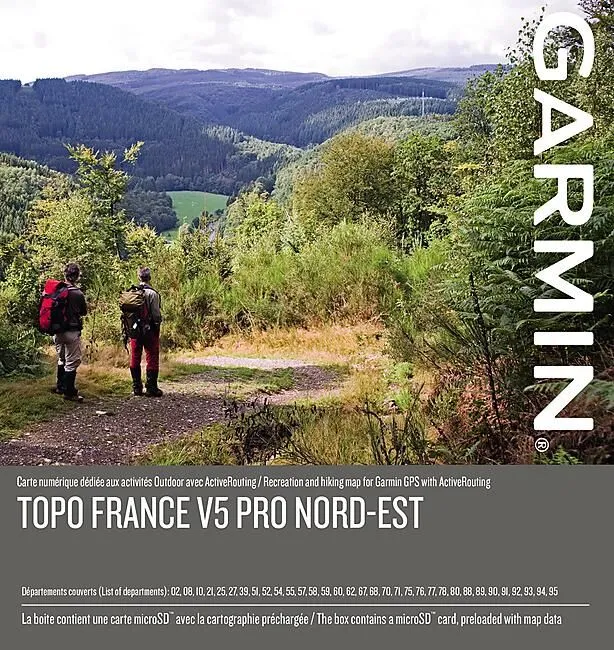 CARTOGRAPHIE TOPO FRANCE V5 PRO NORD-EST