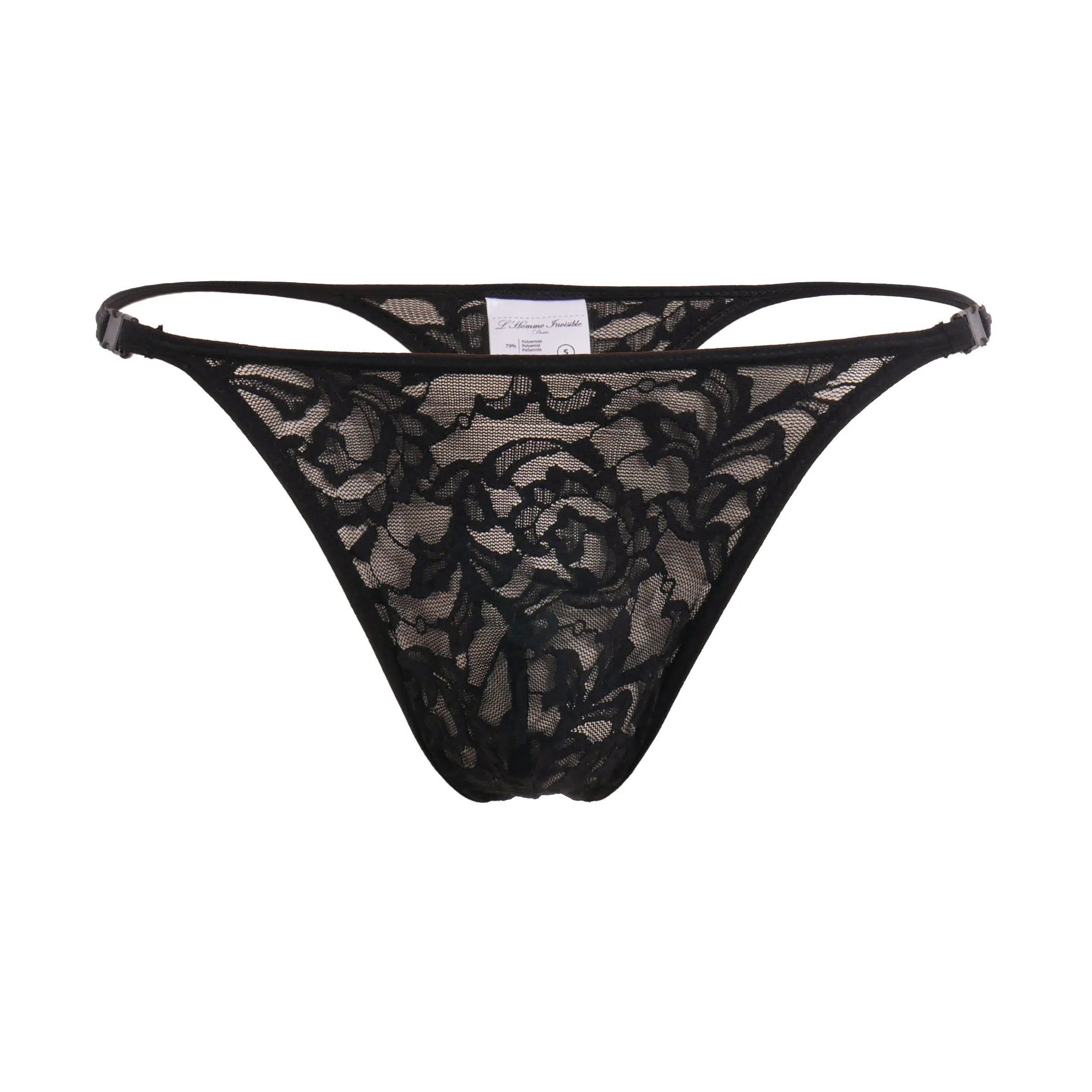 Delos Noir - String Striptease - L'Homme Invisible : vente strings ...