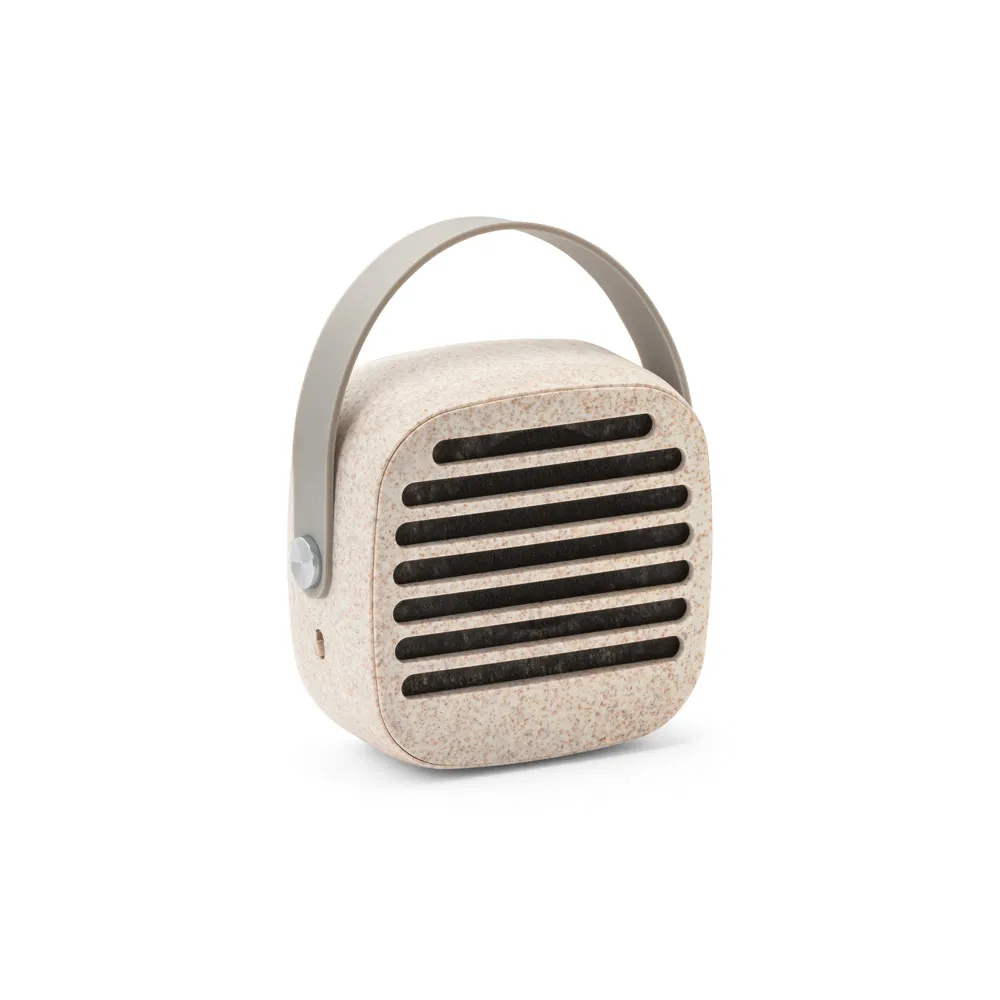 Enceinte bluetooth en paille de blé - PYON - Vertlapub