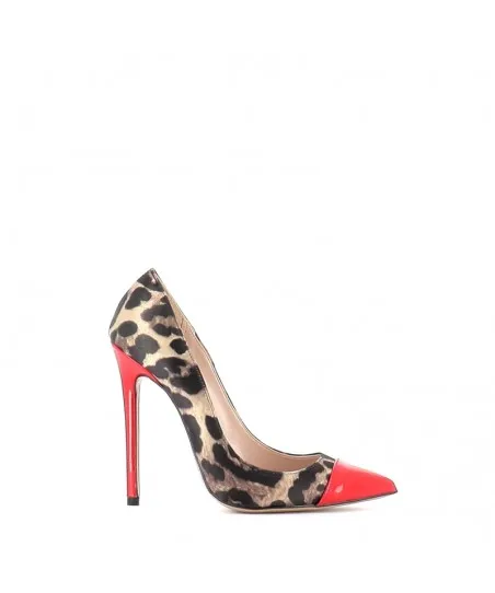 ESCARPIN LOULOU A MOTIF LEOPARD