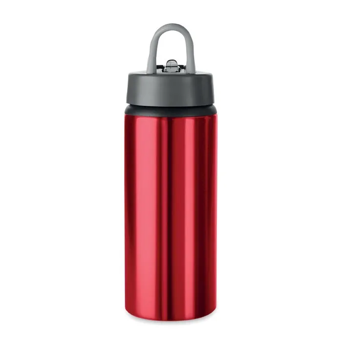 Gourde sport personnalisée avec paille en aluminium - 600ml - ATLANTA