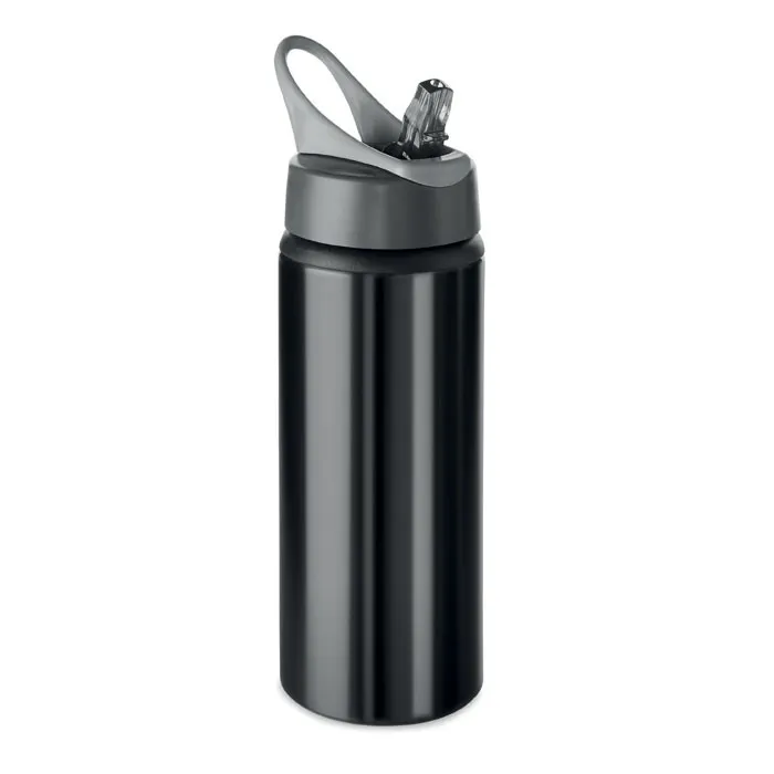 Gourde sport personnalisée avec paille en aluminium - 600ml - ATLANTA