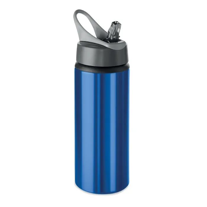 Gourde sport personnalisée avec paille en aluminium - 600ml - ATLANTA