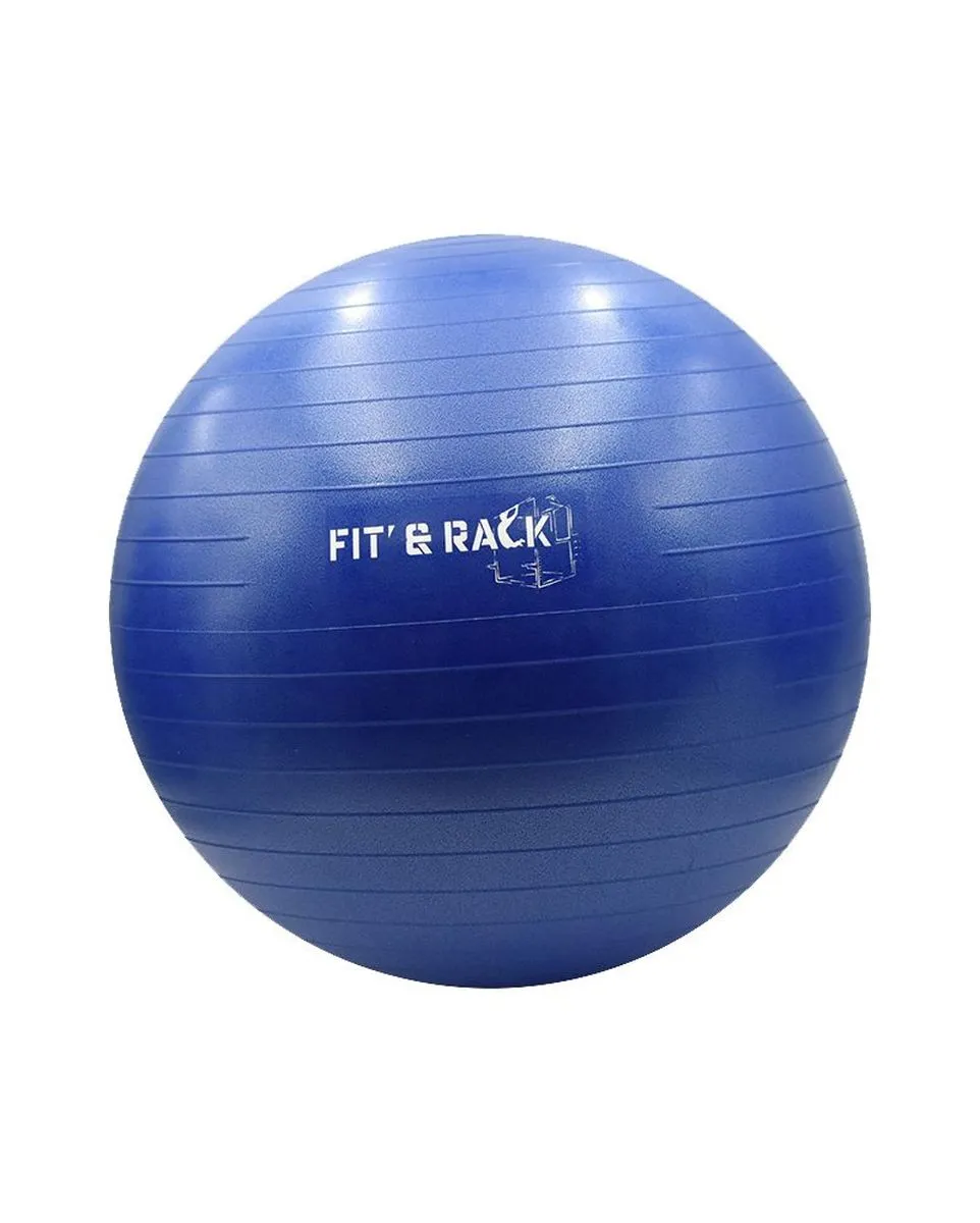 GYM BALL - BALLON DE GYM M - 65CM Bleu