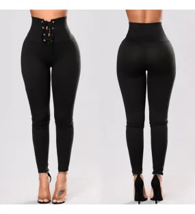 Leggings avec cordon à la ceinture