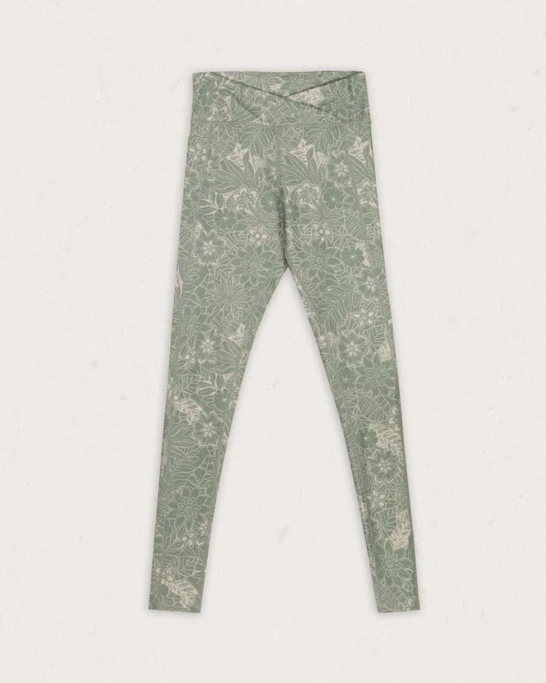 Leggings Recyclés Fresh Air - Pistachio Floral