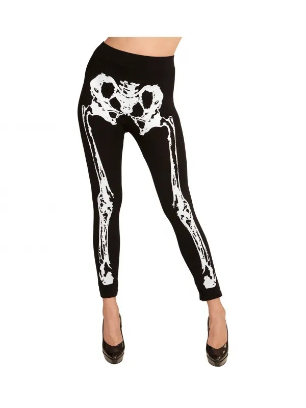 Leggings Squelette pour Halloween - Style Effrayant et Confort Absolu