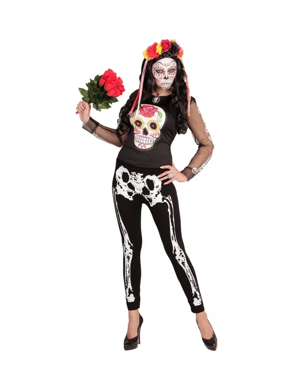 Leggings Squelette pour Halloween - Style Effrayant et Confort Absolu