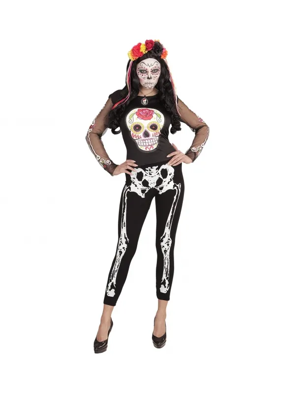 Leggings Squelette pour Halloween - Style Effrayant et Confort Absolu