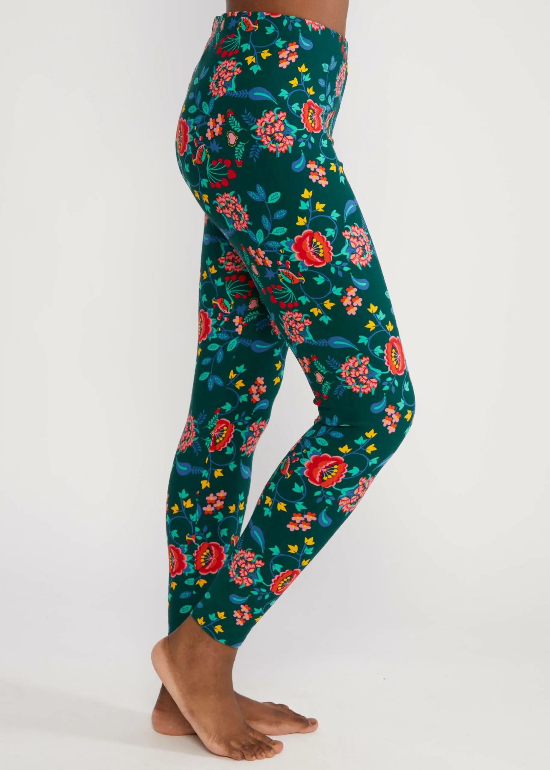 Leggings Totally Flower ⋆ Bella Green ⋆ Nachhaltige Mode