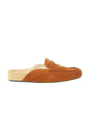 Mocassin mule Flavie cuir Cognac