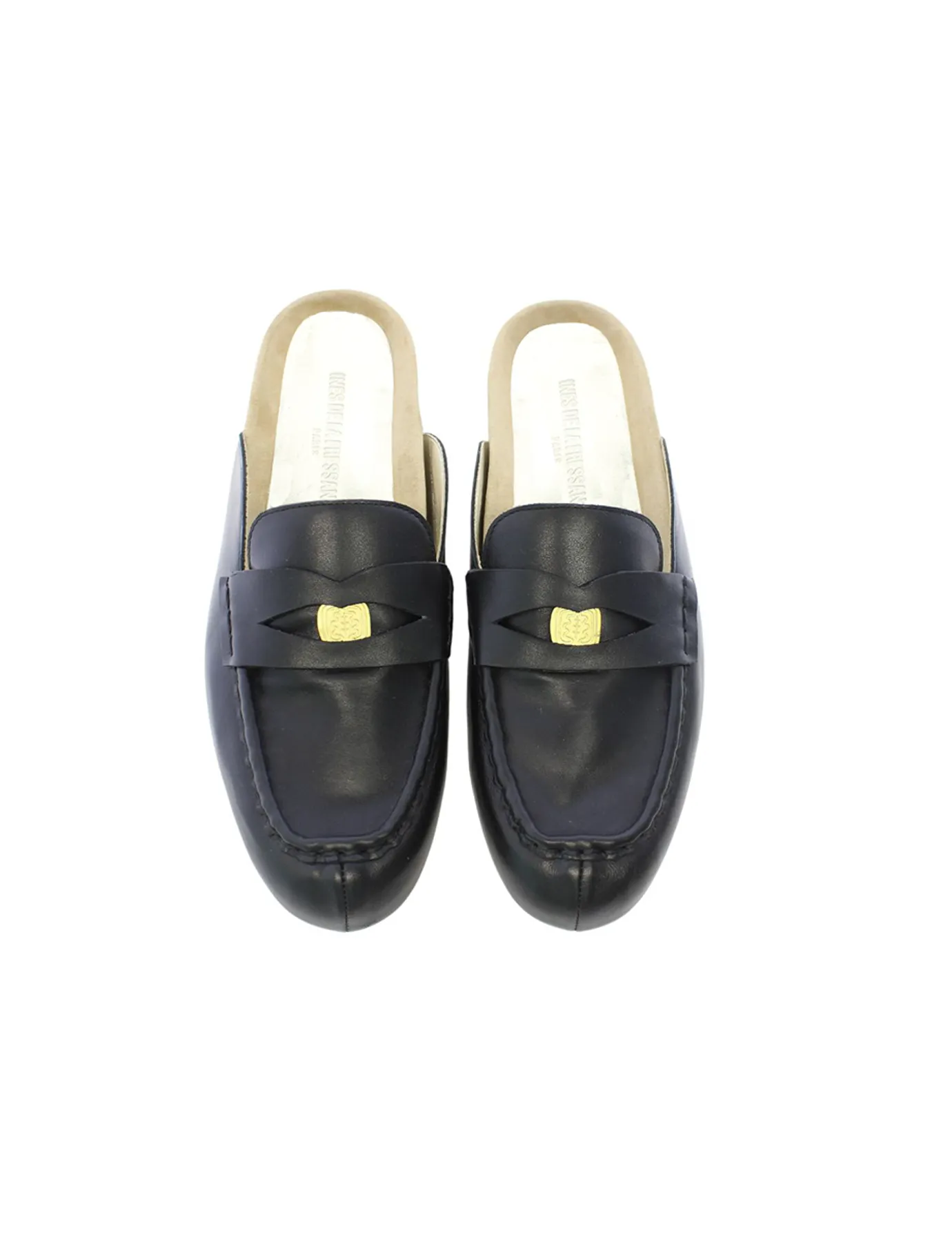 Mocassin mule Flavie cuir Noir