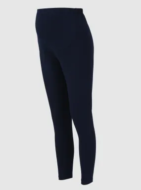 Navy Blue - Maternity Leggings