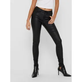 Pantalon en simili-cuir noir Ria | 3 Suisses