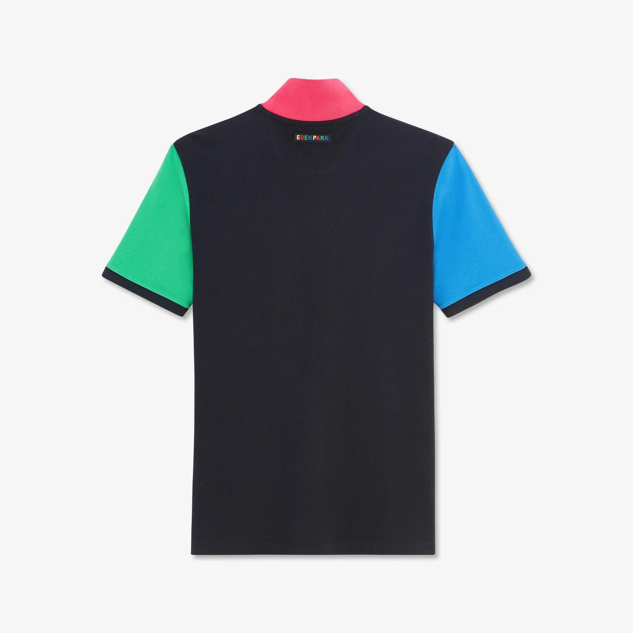 Polo color-block multicolore