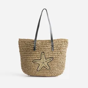 Sac beige patch étoile sequins - Sacs à main Maroquinerie | ERAM