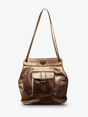 SAC À MAIN EN CUIR CUIVRÉ Le1950 - Cuivré