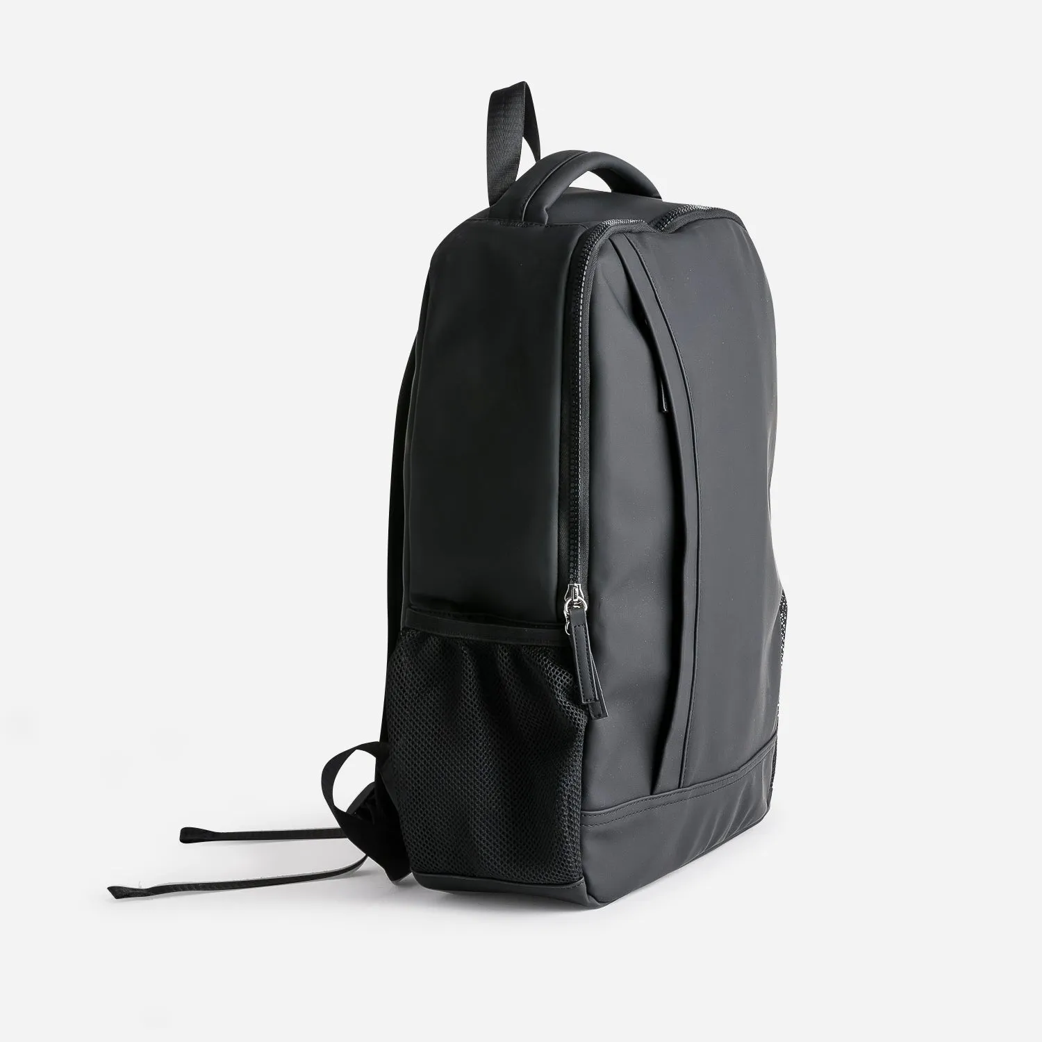 Sac à dos noir en nylon mat - Sacs Maroquinerie | ERAM