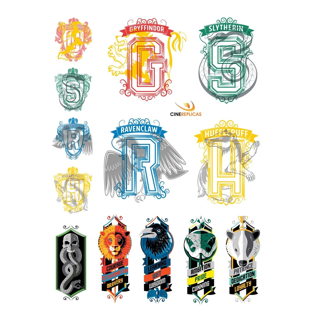 Set de 55 stickers autocollants Harry Potter