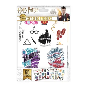 Set de 55 stickers autocollants Harry Potter