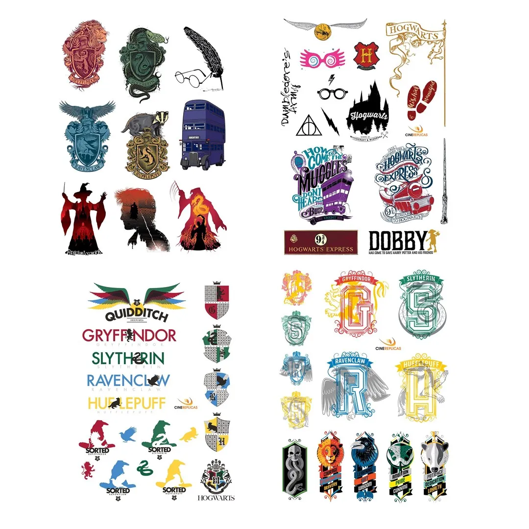 Set de 55 stickers autocollants Harry Potter