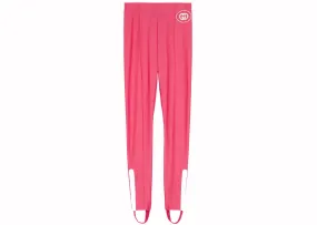 Sparkling Jersey Stirrup Leggings Pink